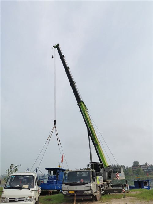 东方市桥梁建设吊装案例